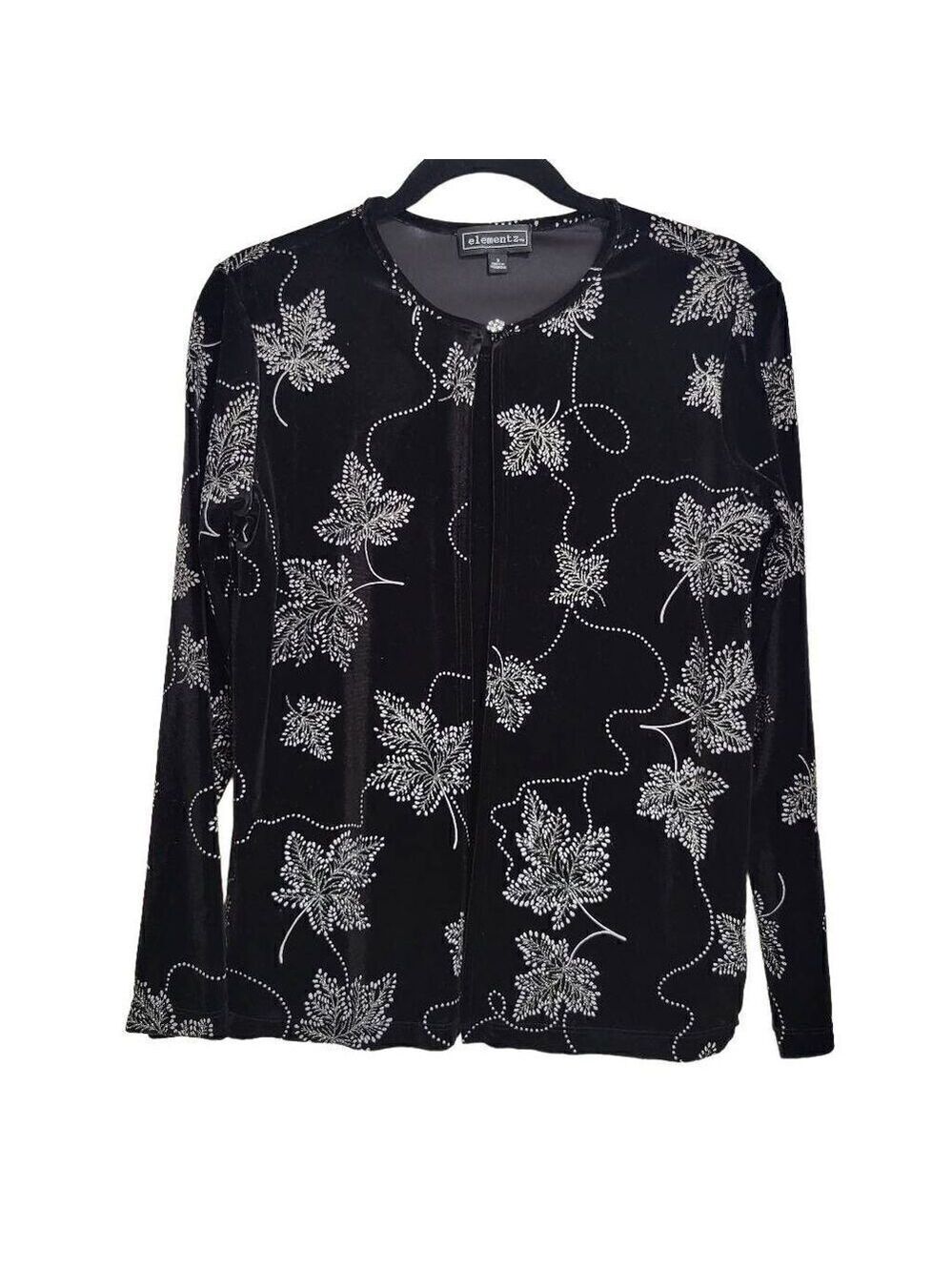 Elementz--velvet‎ evening jacket and tank  sz sm
